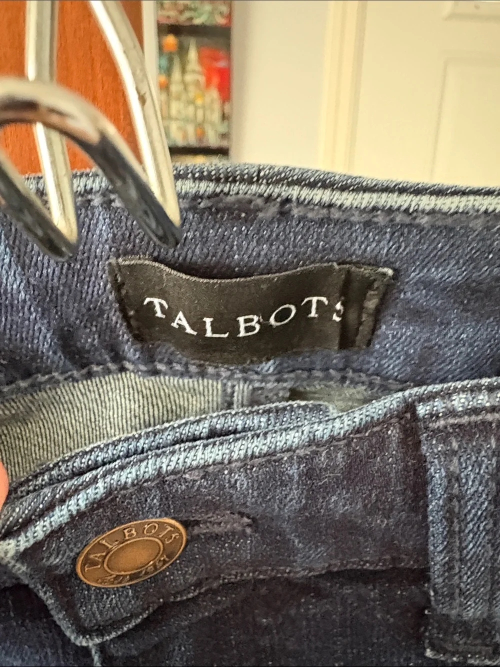 Talbots Women's Dark Indigo Straight Leg Jeans
